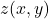 z(x,y)